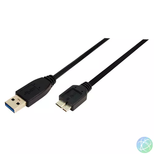 LogiLink CU0027 USB 3.0 A->B Micro 2x apa 2 m csatlakozó kábel