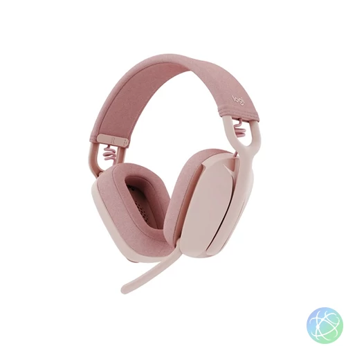 Logitech Zone Vibe 100 Bluetooth mikrofonos rózsaszín fejhallgató