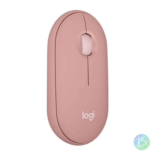 Logitech M350S Pebble Mouse 2 vezeték nélküli rózsaszín egér