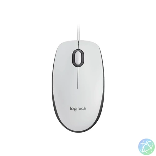 Logitech Mouse M100 vezetékes fehér egér