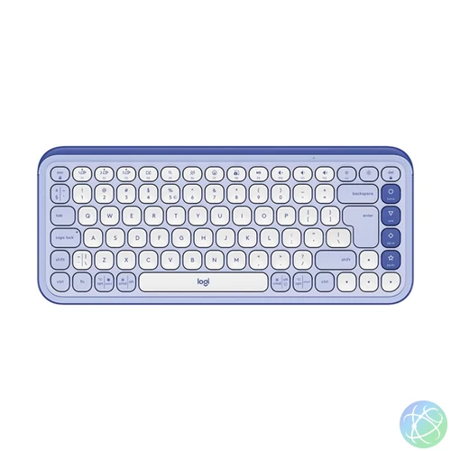 Logitech 920-013074 Pop Icon Keys US vezeték nélküli lila/piszkosfehér billentyűzet