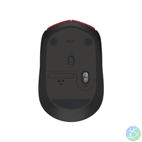 Logitech M171 vezeték nélküli piros notebook egér