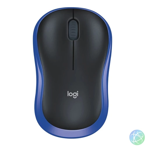 Logitech M185 vezeték nélküli kék notebook egér