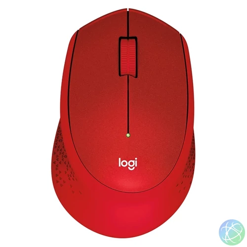 Logitech M330 Silent vezeték nélküli piros egér