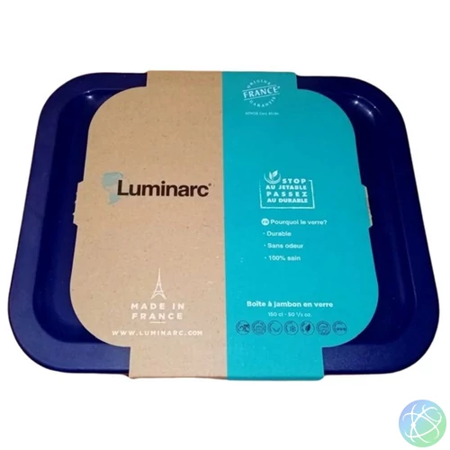 Luminarc üveg 1500ml ételtároló műanyag fedéllel