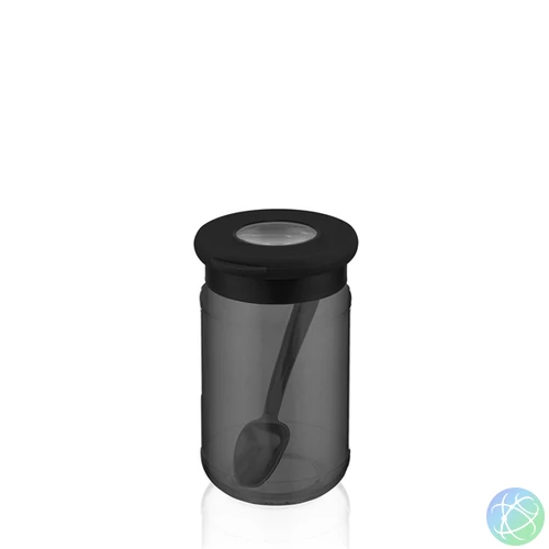 IRIS C-00509 Black Pearl üveg tároló kanállal 380ml