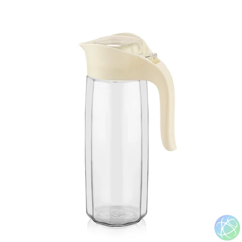 IRIS C-00236 Amfora Polygon üvegkancsó 1.600ml, fekete vagy elfántcsont színű