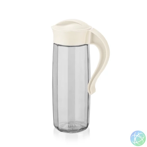 IRIS C-00317 Domi Polygon üvegkancsó 1.600ml, fekete vagy elfántcsont színű