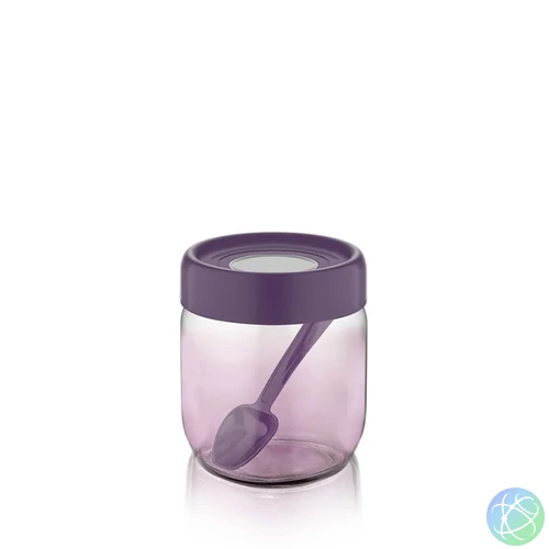 IRIS C-00420 Rainbow lila üveg tároló 425ml
