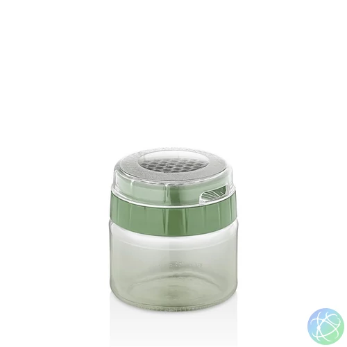 IRIS C-00493 Rainbow zöld reszelő üveg tárolóval 300ml