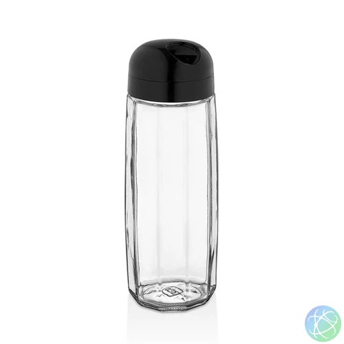 IRIS C-00442 Round Polygon üveg tároló 1.600ml, fekete vagy elfántcsont színű