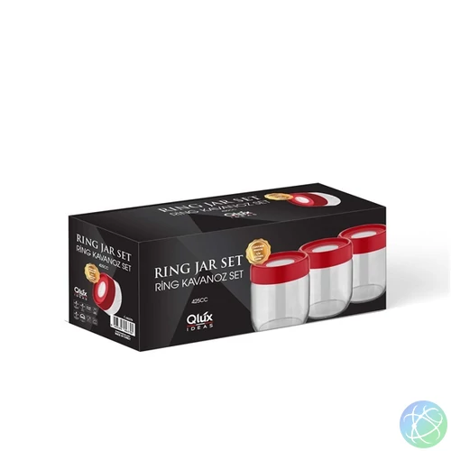 IRIS C-00379 Ring üveg tároló szett 3 darabos 3*425ml