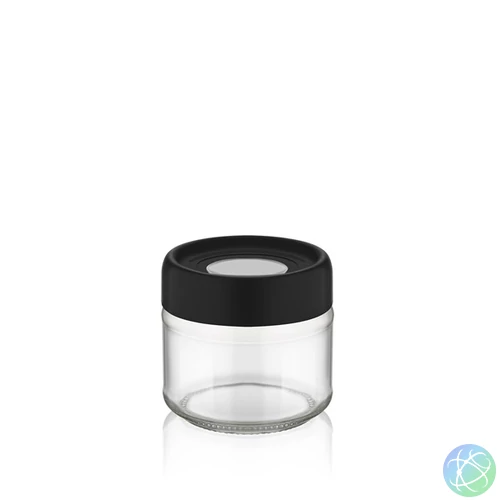 IRIS C-00113 Ring üveg tároló 300ml, fekete, elfántcsont vagy szürke színű