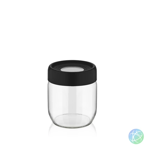 IRIS C-00114 Ring üveg tároló 425ml, fekete, elfántcsont vagy szürke színű