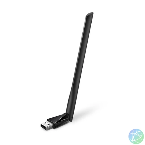 Mercusys MU6H AC650 High Gain vezeték nélküli Dual Band fekete USB adapter