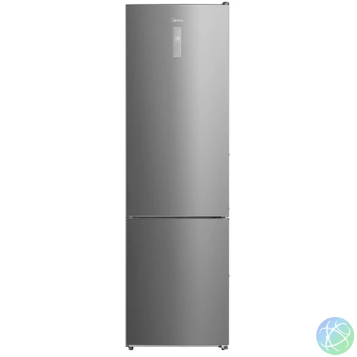 Midea MDRB489FGE02OE inox, alulfagyasztós, Hűtő: 247L, Fagyasztó:83L, No frost hűtőszekrény