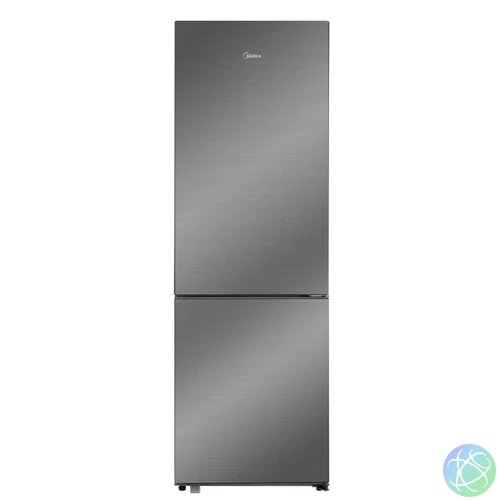 Midea MDRB548MME46 Space master inox, alulfagyasztós, Hűtő: 271L, Fagyasztó:130L, No frost hűtőszekrény