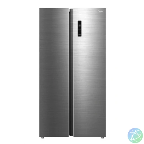 Midea MDRS710FGD46 inox, Side-by-side, Hűtő:349L, Fagyasztó:206L, No frost hűtőszekrény