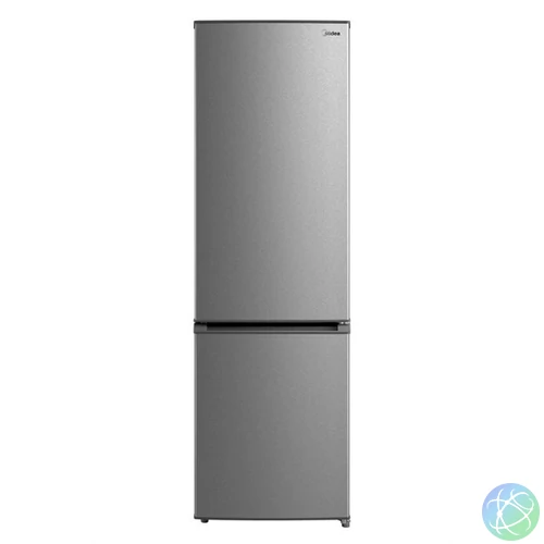 Midea MDRB380FGE02A inox, alulfagyasztós, Hűtő: 199L, Fagyasztó:71L, No frost hűtőszekrény