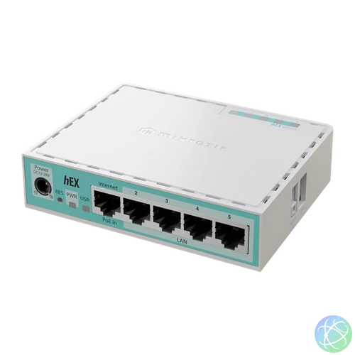MikroTik hEX (2024 verzió) E50UG L4 512MB 5xGbE LAN port router