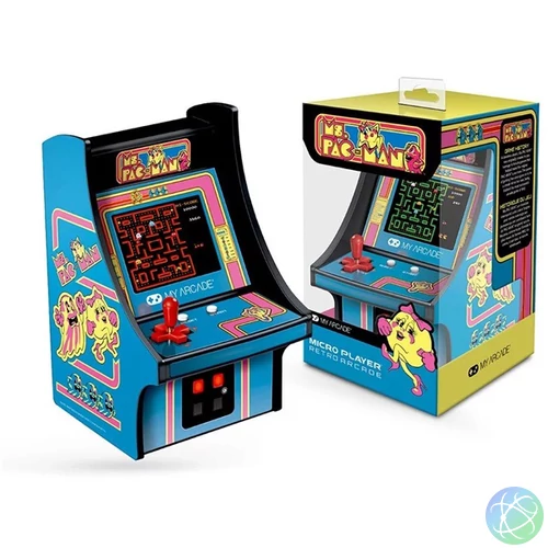 My Arcade DGUNL-3230 Ms. Pac-Man Micro Player Retro Arcade 6.75" hordozható kézikonzol