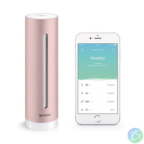Netatmo Healthy Home Coach okos hőmérséklet, zaj és páratartalom megfigyelő állomás
