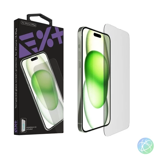 NextOne IPH-15PLUS-TMP iPhone 15 Plus kijezővédő üvegfólia