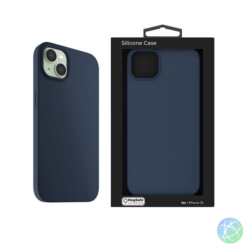 NextOne IPH-15-MAGSAFE-BLUE iPhone 15 kék szilikon MagSafe hátlap
