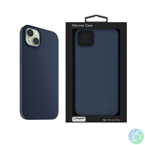 NextOne IPH-15PLUS-MAGSAFE-BLUE iPhone 15 Plus kék szilikon MagSafe hátlap