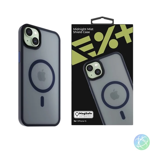 NextOne IPH-15-MAGSF-MISTCASE-MN tiPhone 15 éjfekete szilikon MagSafe hátlap