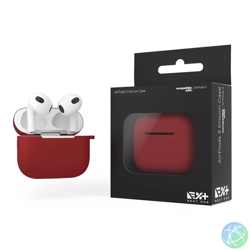 NextOne AP3-SIL-RED AirPods 3 piros szilikon védőtok