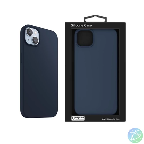 NextOne IPH-14MAX-MAGSAFE-BLUE iPhone 14 Plus kék szilikon MagSafe hátlap