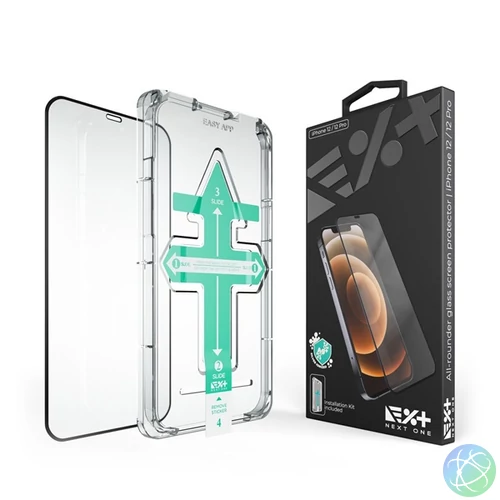 NextOne IPH-6.1-ALR iPhone 12/12 Pro All-Rounder kijezővédő üvegfólia