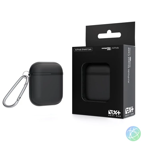 NextOne AP-TPU-BLK AirPods (1st/2nd gen) fekete védőtok