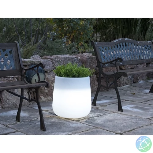 NGA Camelia 80 46,5x79cm fehér LED kaspó