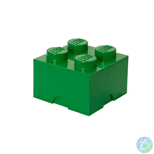 LEGO Tárolódoboz 2x2, zöld (5,6 literes)