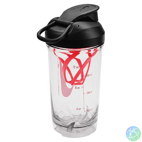 Nike 25 101.2242.912.16 átlátszó piros shaker kulacs
