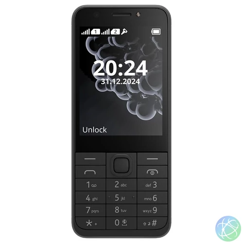 Nokia 230 (2024) 2,8" DualSIM fekete mobiltelefon