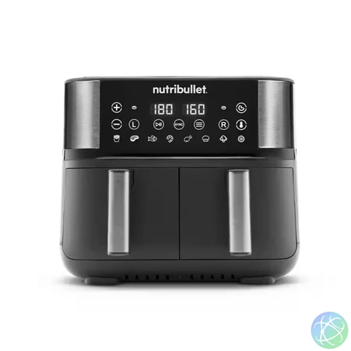 Nutribullet Twin Drawer NBA081B fekete 8 L forrólevegős sütő