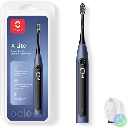 Oclean X Lite Dark Blue Smart Sonic elektromos fogkefe