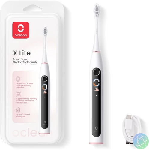 Oclean X Lite Grey Smart Sonic elektromos fogkefe