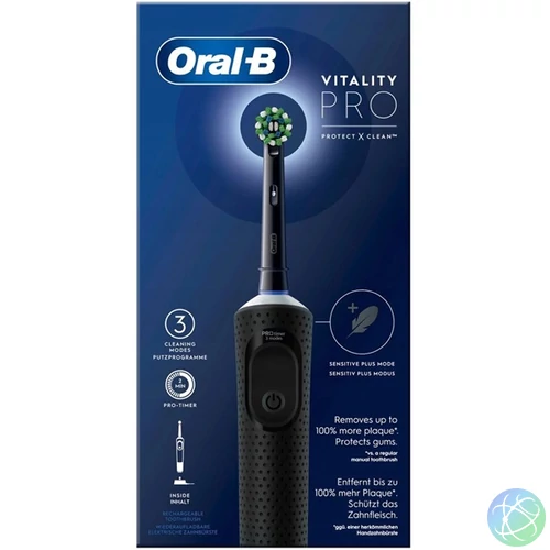 Oral-B D103 Vitality fekete elektromos fogkefe