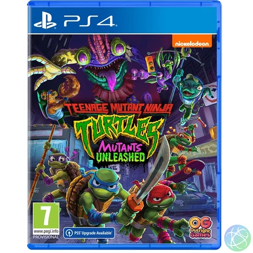 Teenage Mutant Ninja Turtles: Mutants Unleashed PS4 játékszoftver