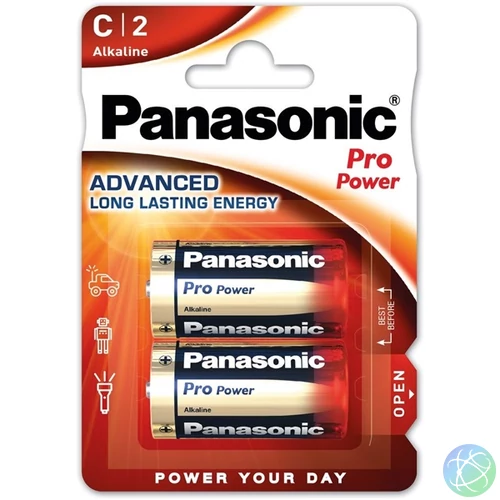 Panasonic LR14PPG/2BP 1,5V C/baby tartós alkáli elem 2 db/csomag