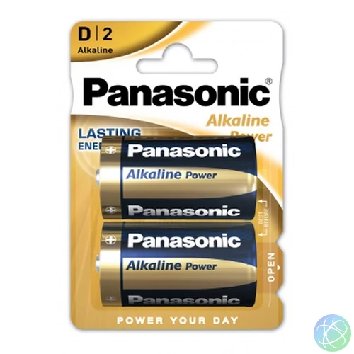 Panasonic LR20APB/2BP 1,5V D alkáli tartós góliát elem 2 db/csomag