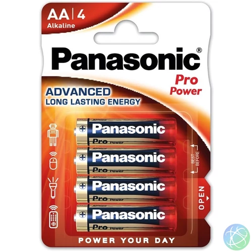 Panasonic LR6PPG/4BP 1,5V AA/ceruza tartós alkáli elem 4 db/csomag