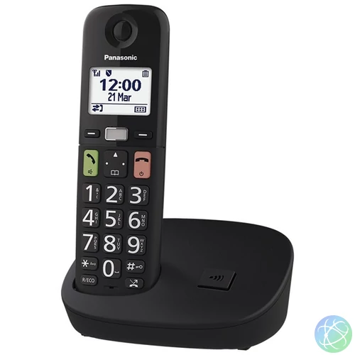 Panasonic KX-TGU110FXB fekete dect telefon