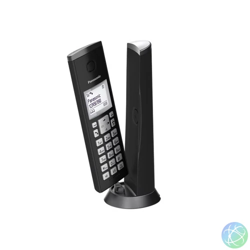 Panasonic KX-TGK210PDB hívóazonosítós fekete dect telefon