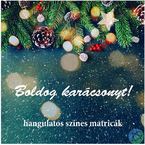 PD karácsonyi matricaszett