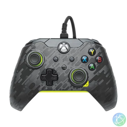 PDP 049-012-CMGY Electric Xbox Series X|S/Xbox One/PC 3,5 mm audio vezetékes fantom fekete kontroller